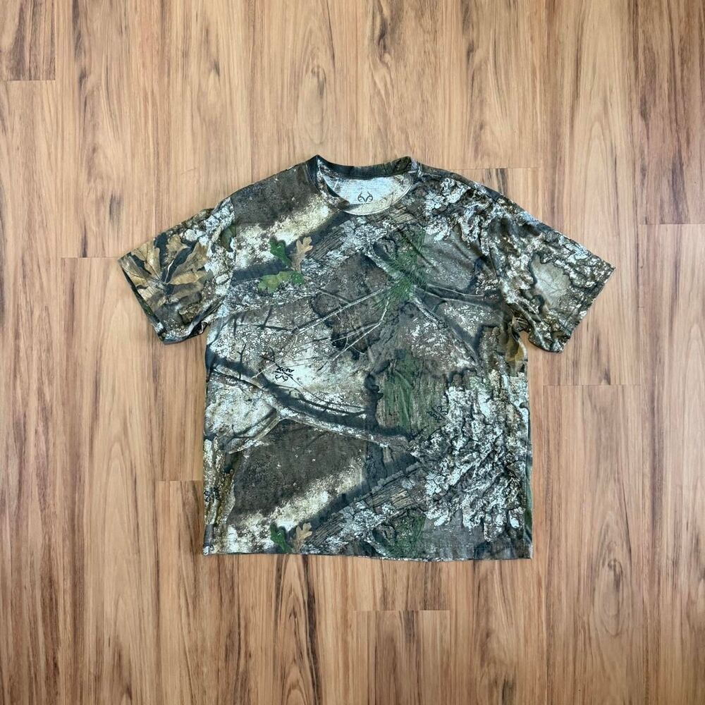 Realtree Camo Baggy Hunting Mens Shirt Streetwear Size XL